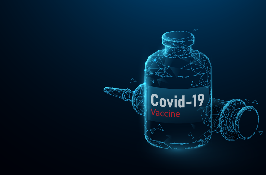 COVID-19 vaccine illustration