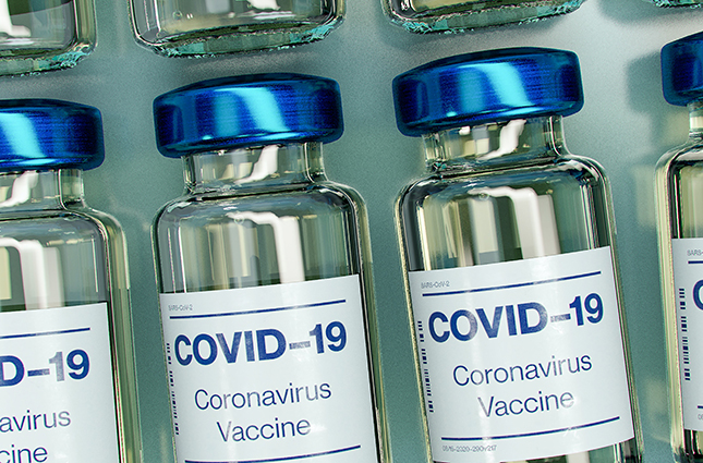 Covid vaccine vials