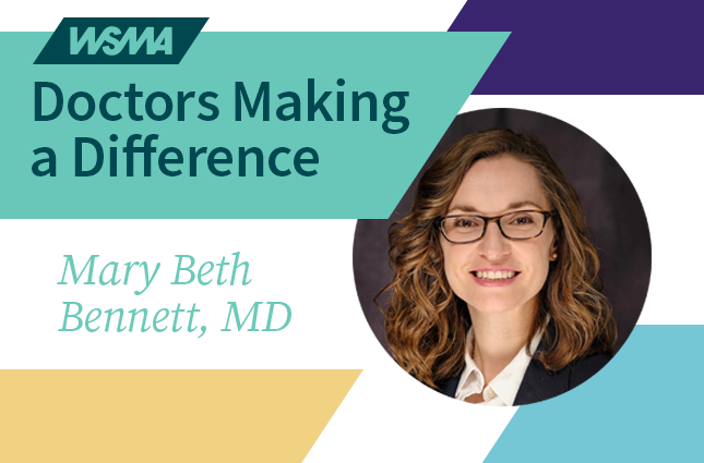 Doctors Making a Difference logo with Mary Beth Bennett, MD