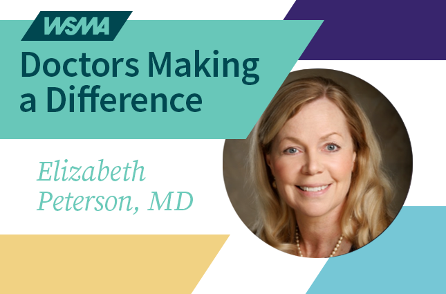 Doctors Making a Difference logo with Elizabeth Peterson MD 
