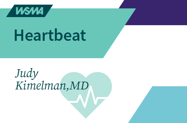 Heartbeat column logo with Judy Kimelman, MD