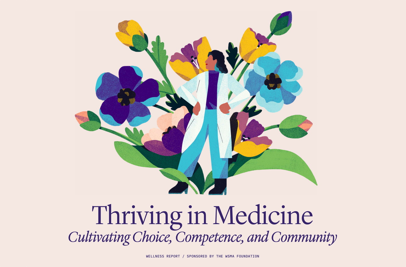 Thriving in Medicine Wellness Report cover