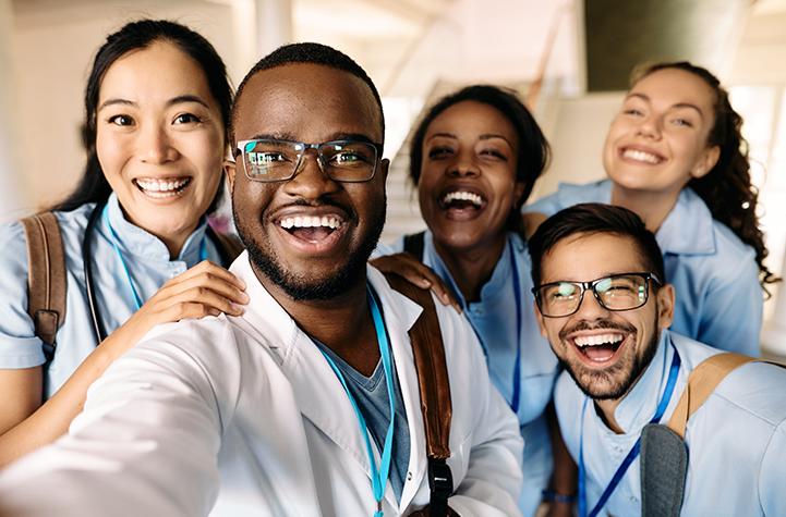 group of health care professionals